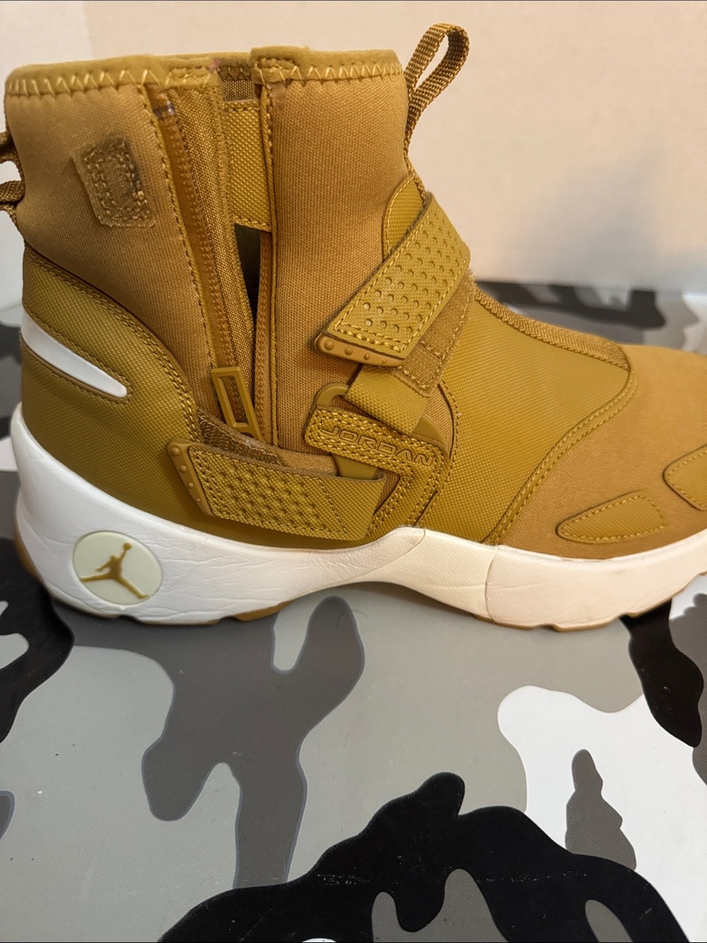 Jordan men’s Tan High-Top Sneakers